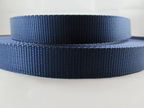 1" Navy Blue Nylon Leash - Penny and Hoover's Pig Pen