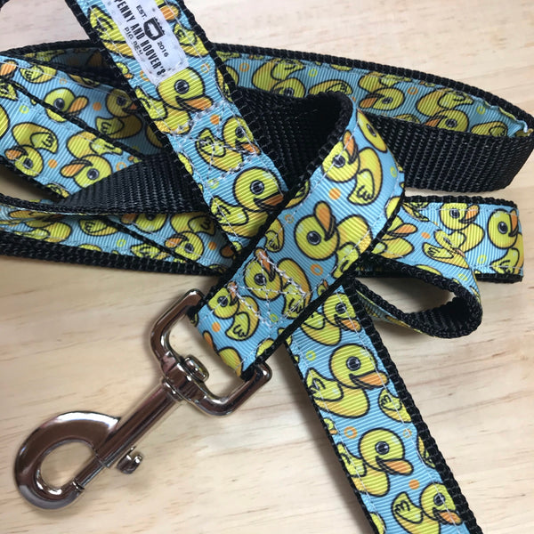 1" Rubber Duckies Leash