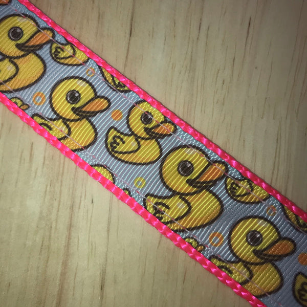 1" Rubber Duckies Leash