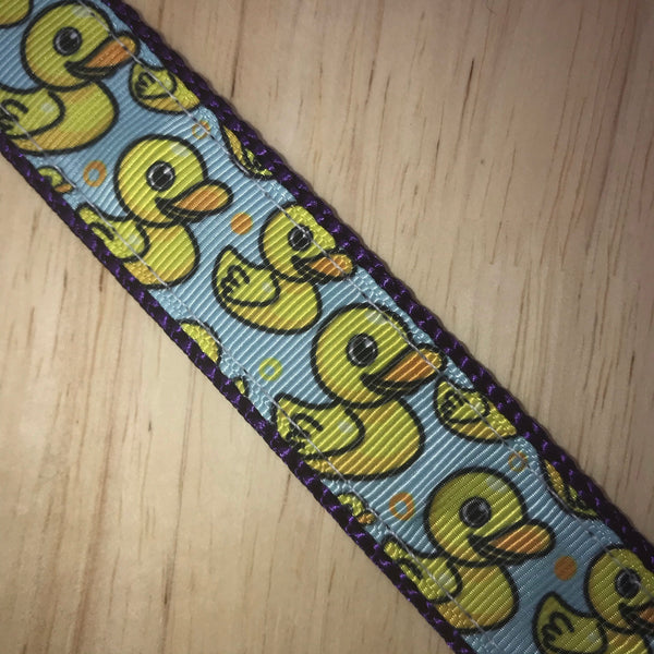 1" Rubber Duckies Leash