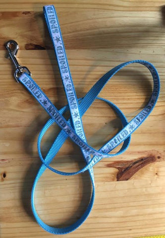 3/4" Blue Spoiled Leash - Penny and Hoover's Pig Pen