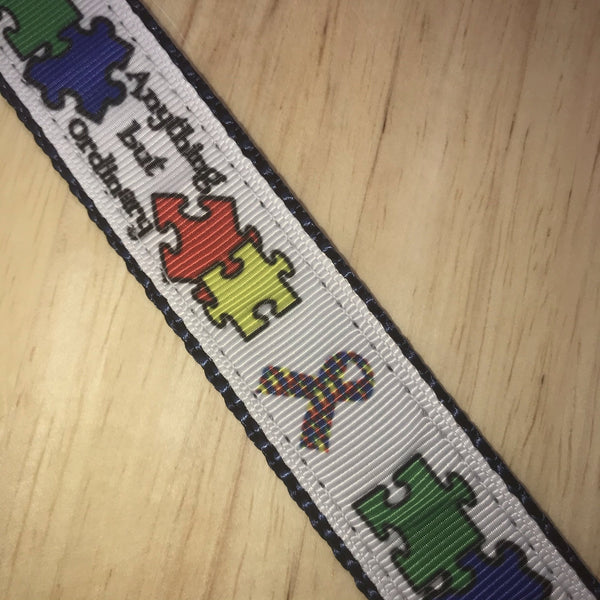 1" Autism Awareness Dog Collar