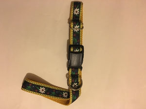 1" Edelweiss Dog Collar - Penny and Hoover's Pig Pen