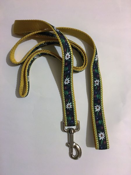 1" Edelweiss Leash - Penny and Hoover's Pig Pen