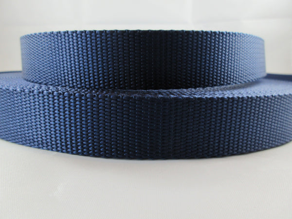 3/4" Navy Blue Nylon Collar - Penny and Hoover's Pig Pen