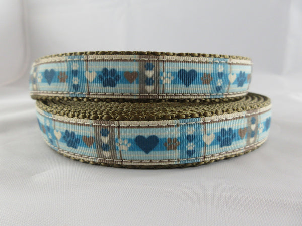 3/4" Puppy Picnic Dog Collar - Penny and Hoover's Pig Pen