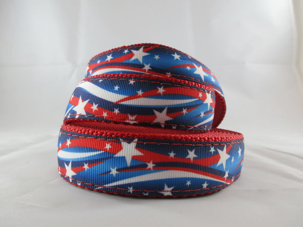 1" Star Spangled Dog Collar - Penny and Hoover's Pig Pen